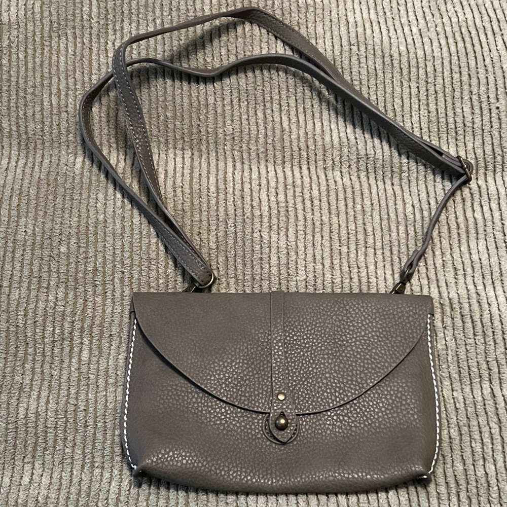 Chic Gray Crossbody Bag